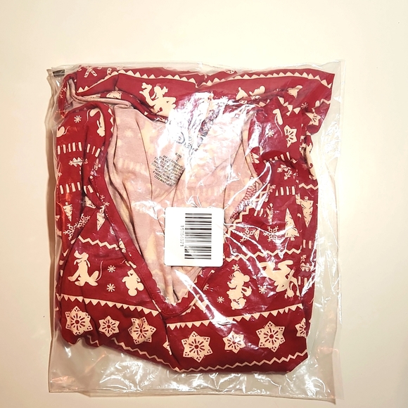 ❤️NWT VINTAGE TORRID BLOUSE MICKEY MOUSE TUNIC HOLIDAY FAIR ISLE CHRISTMAS TOP - Picture 8 of 13